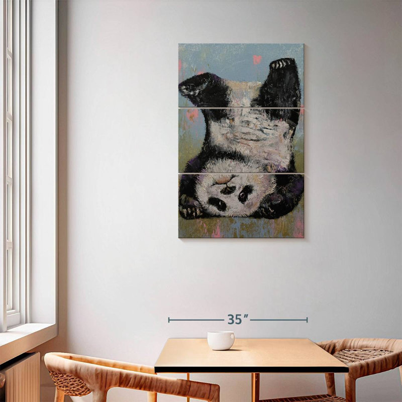 Brampt Panda Headstand, 57" H x 36" W