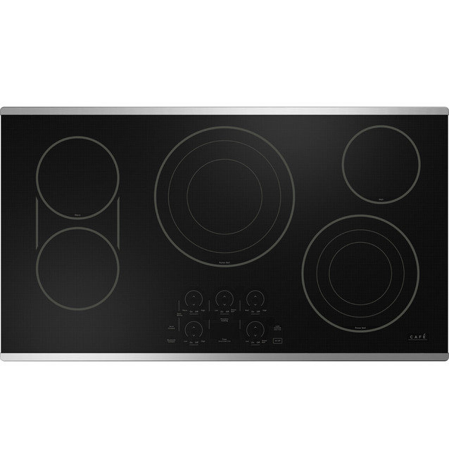 36.13" Electric Cooktop with 5 Elements, Stainless Steel