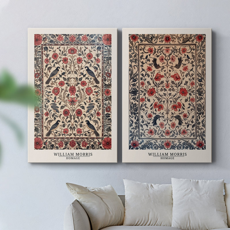Toile tendue avec châssis de qualité supérieure - Prêt à accrocher, H 48 po x l 64 po