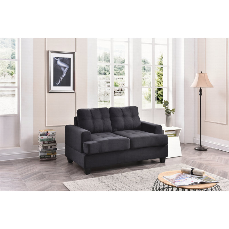 Causeuse Cozy, Noir