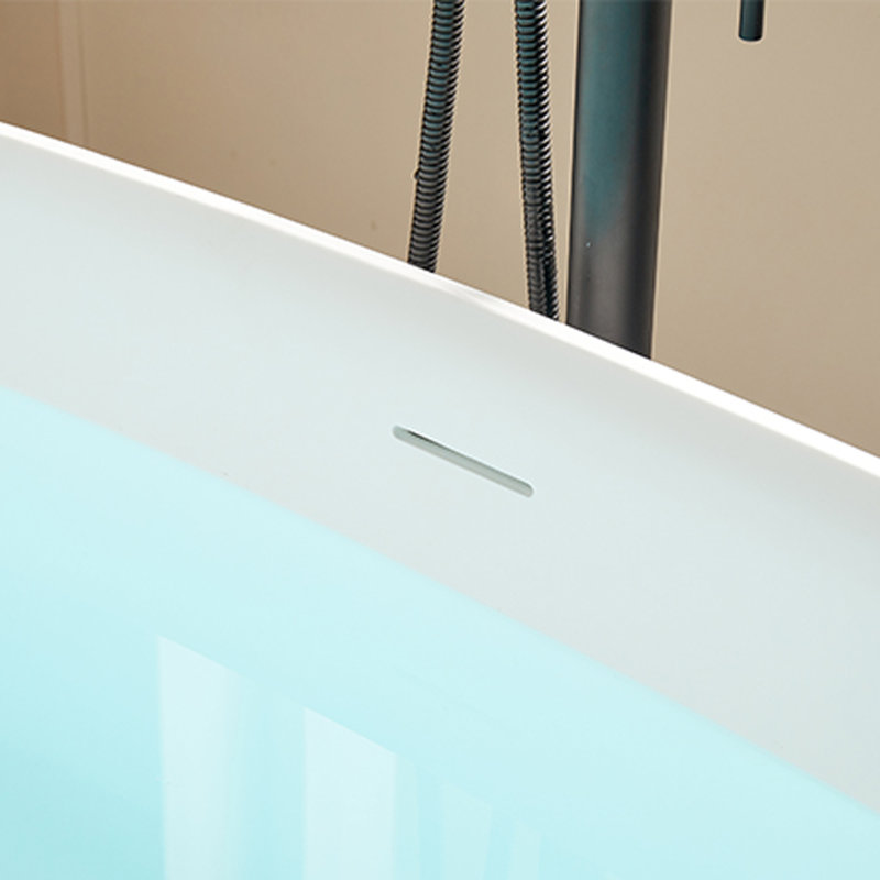 70.87'' x 32.28'' Soaking Solid Surface Bathtub