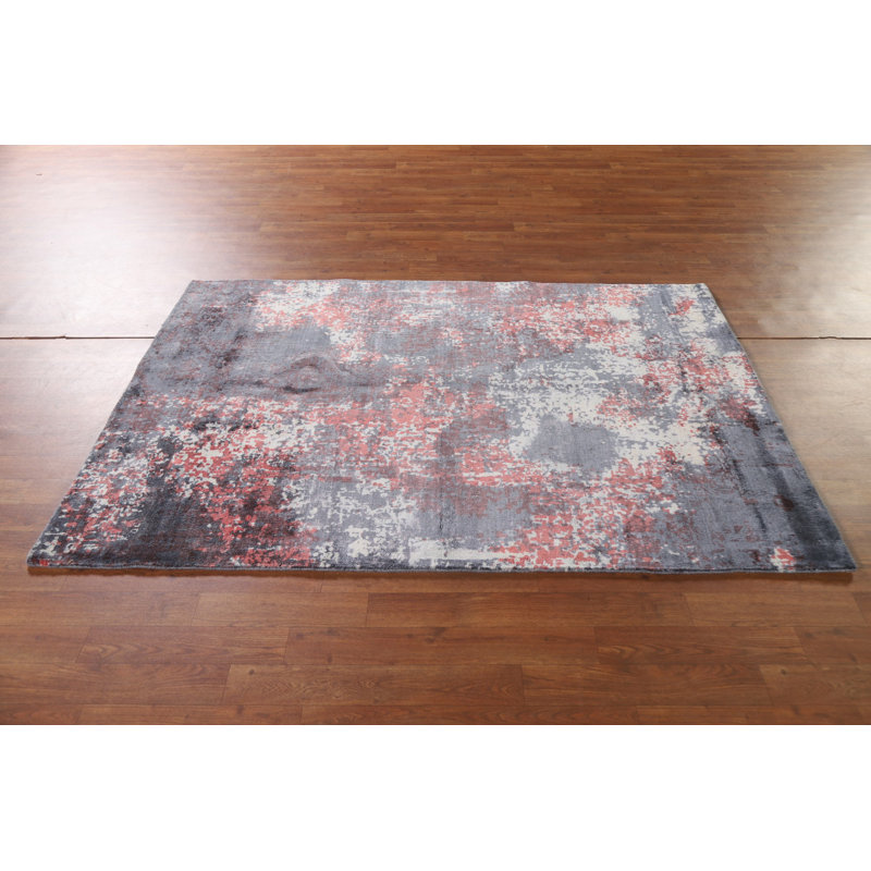 All-Over Abstract Indian Rug 4x6
