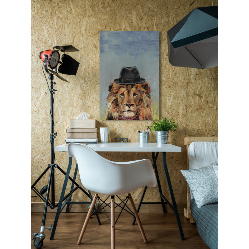«Adelaide Jazzy Lion», reproduction sur toile tendue, H 30 po x l 20 po x P 1,5 po