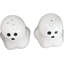 Ensemble de salières et poivrières en céramique Halloween Spooky White