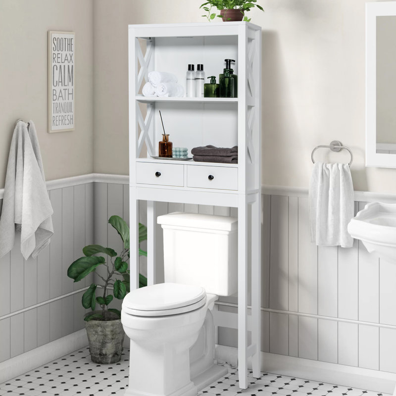 Yvette Freestanding Over the Toilet Storage