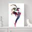 «Dynamic Watercolor Dancer», art mural contemporain coloré abstrait-129148357