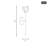 Dario 1-Light Dimmable LED Armed Sconce-823116493