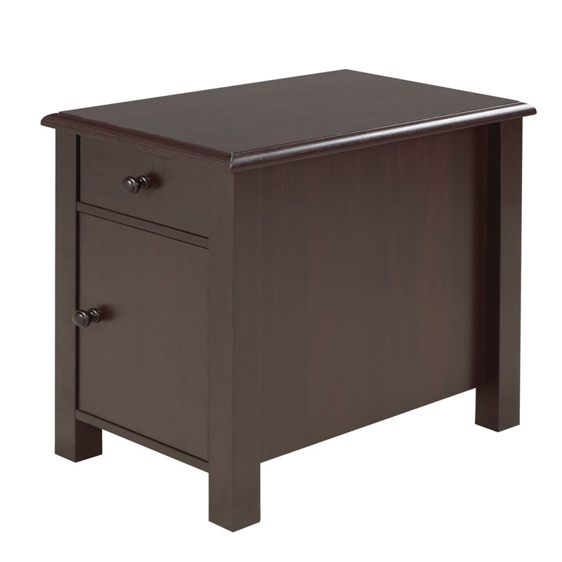 Table d'appoint Demeir, cerisier foncé