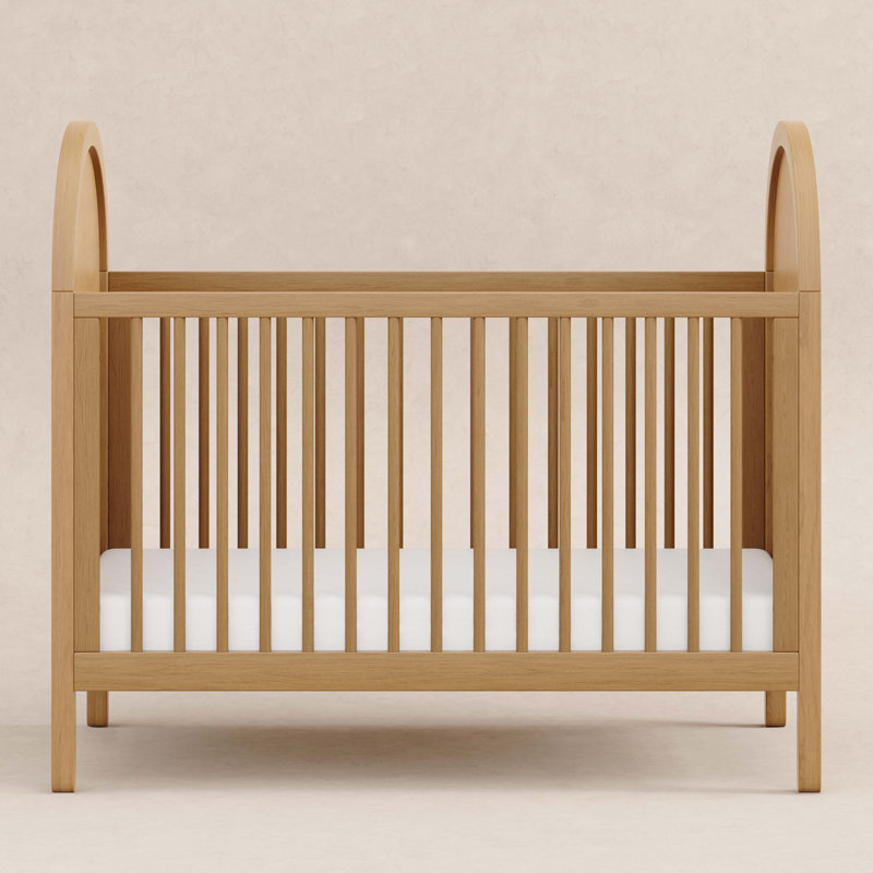Bondi Cane 3-in-1 Convertible Crib, Honey with Natural Cane