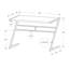 Bureau d'ordinateur, bureau personnel, ordinateur portable, L 48 po, travail, stratifié, métal, contemporain, moderne-544608475-544608478