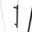 56"-60"W X 72"H Sliding Shower Door, Sliding Door, With 1/4" Tempered Glass And Matted Black Finish 6072-119845708