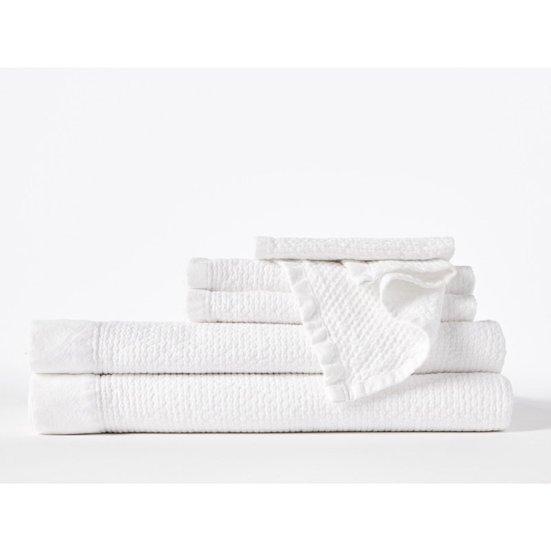Adriatic Organic Organic 100% Cotton Lightweight Washcloth, Alpine White