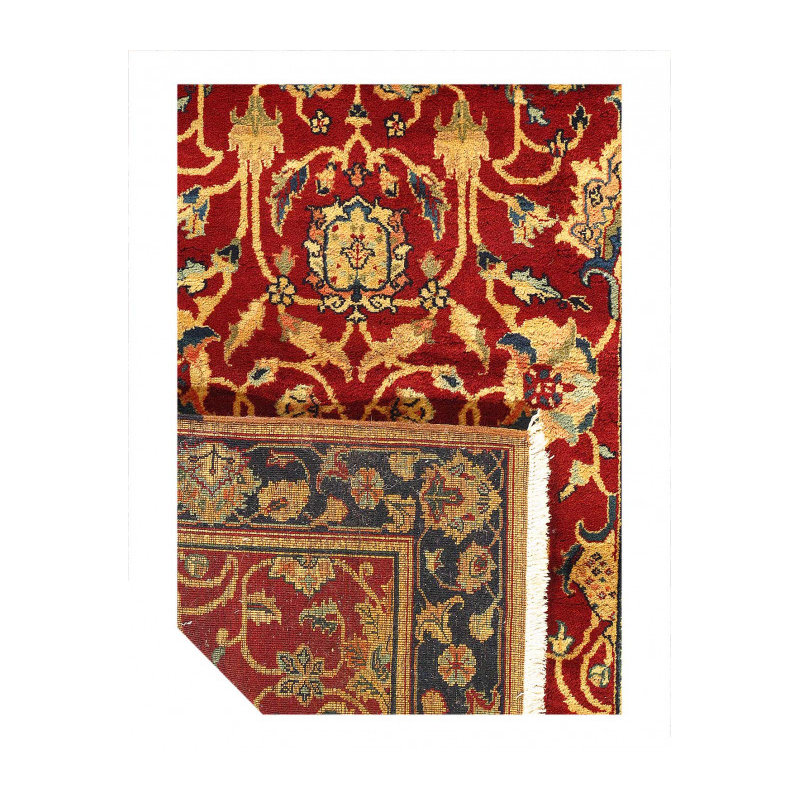 Red Fine Hand Knotted Augra 3'x5'