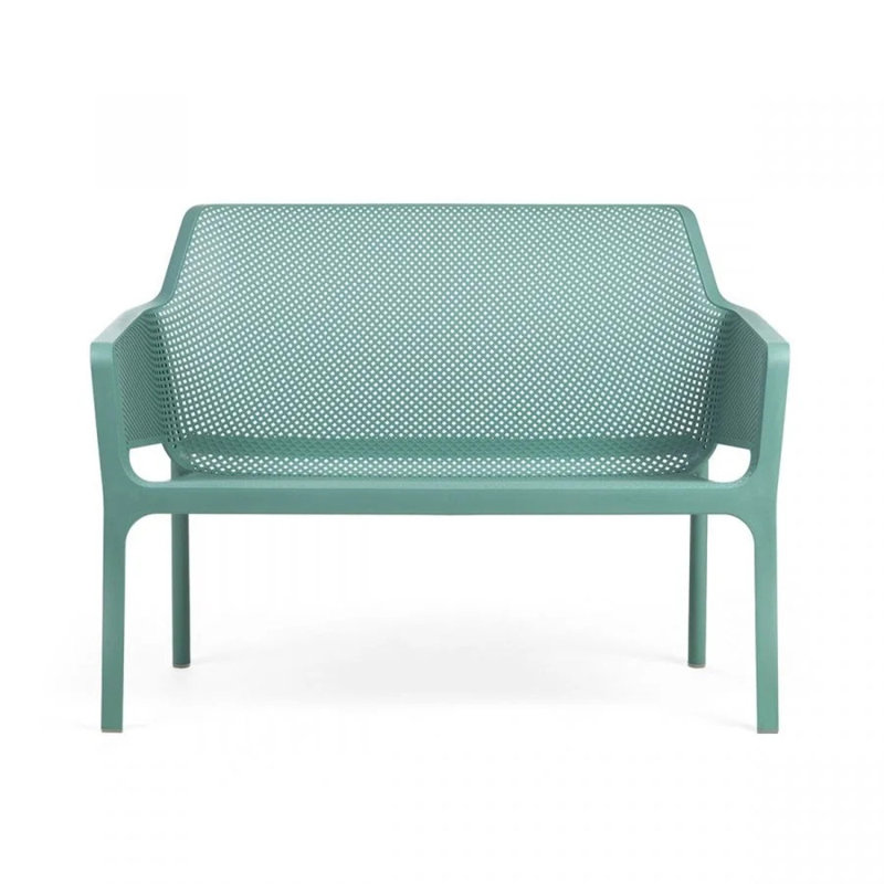 Net Outdoor Bench, Willow
