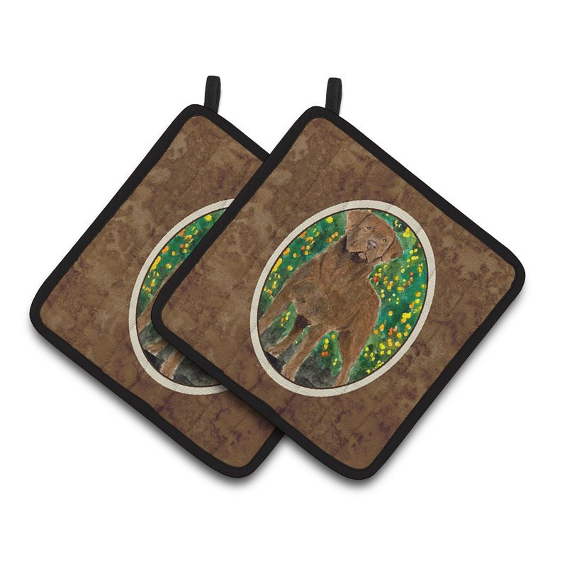 Caroline's Treasures Chesapeake Bay Retriever Polyester Potholder