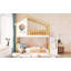 Lit superposé simple au-dessus de simple avec maisonnette Stairway