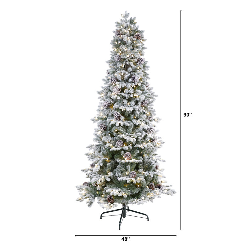 90' H Lighted Artificial Christmas Tree