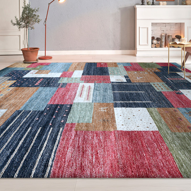 Abstract Area Rug, Rectangle 6' x 9'