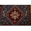 Tapis de couloir oriental bleu Khotan