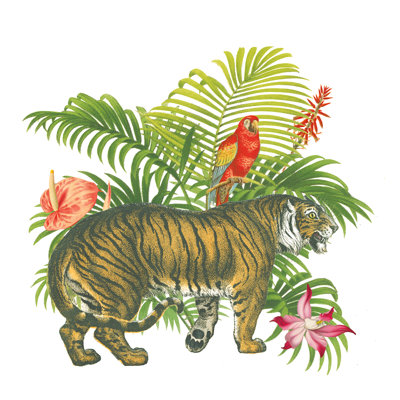 In The Jungle I by Wild Apple Portfolio - Wrapped Canvas Painting