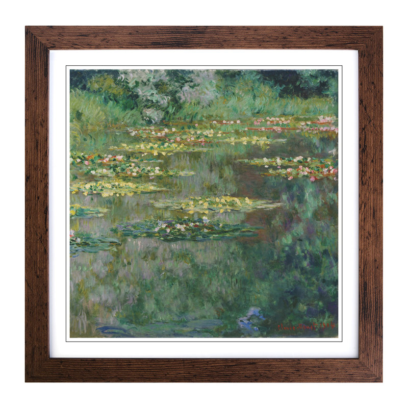 Claude Monet - Single Picture Frame Painting, Walnut