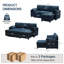 3 Seater Sofa & Chaise-1013628506