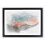 Sunrise over a Mountain in Abstract - Picture Frame Graphic Art Print-55724013-55724014