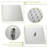 Dual Shower Head In Brushed Nickel - 10 Inch Square Ceiling Mount With Rainfall And Handheld Shower, Easy To Install Rain -balanced Valve Detachable-117432612