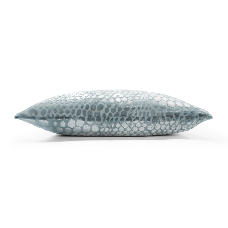 Square Velvet Pillow Cover & Insert, 22"H x 22"W, Harbor