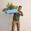 Boîte à fleurs rectangulaire en plastique recyclé pour l'intérieur et l'extérieur pour fenêtre Dayton-1808814349-1787975904