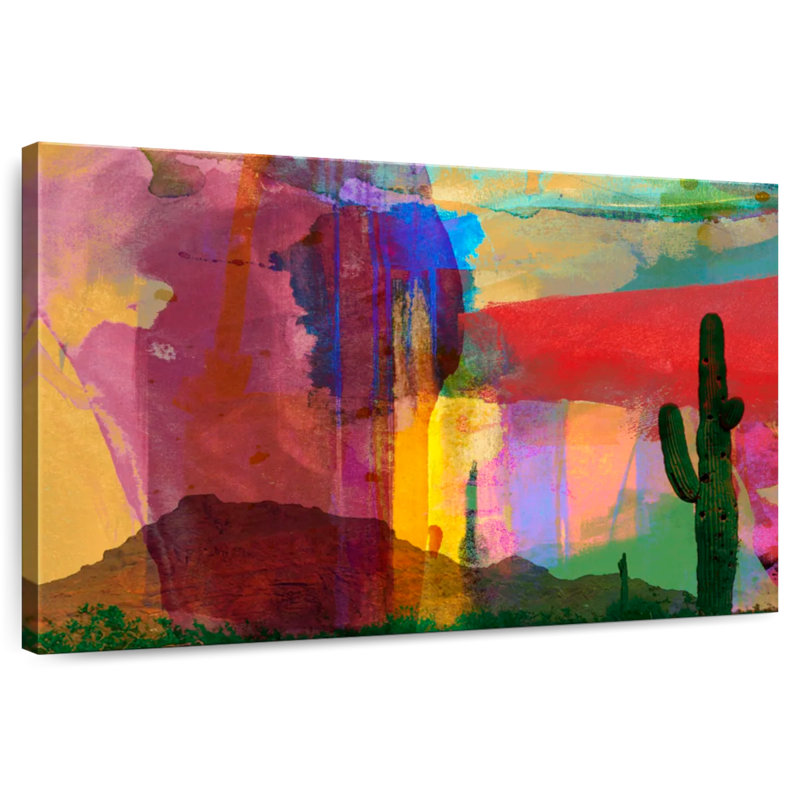 Mesa abstrait, H 8 po x l 12 po