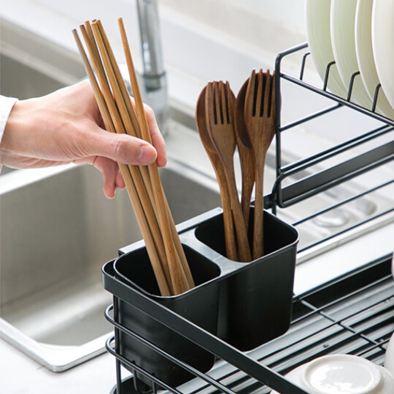 Bramblett Rinse Basket, Black