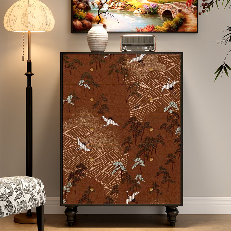 Nouveau buffet à cinq tiroirs de style chinois