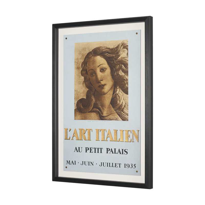 Harison L'art de la collection Vintage, œuvre d'art encadrée texturée matte sous verre, Ephemera L'Art, 21.5L x 1.6W x 31.5H