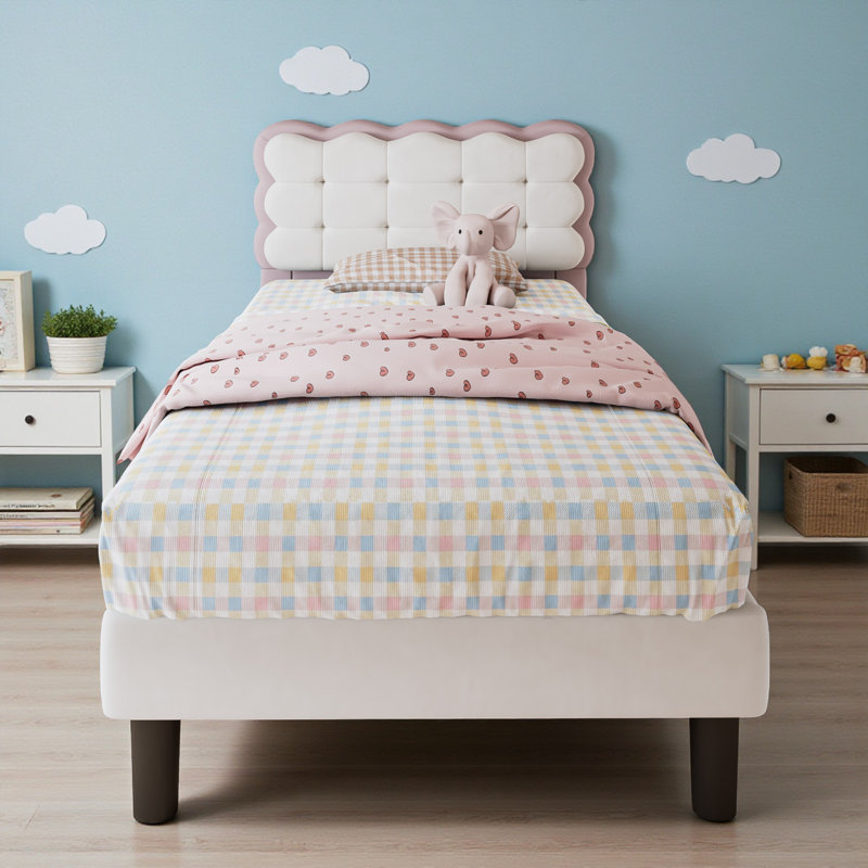 Upholstered Bed, Single (3')