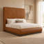 Cipriani Heirloom Quality Bed (Tall Version 72"H) in Buttery Soft 100% Top Grain Leather, Made to Order-619998469-619998479