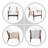 Modern Upholstered Accent Armchair with Paper-Rope Weaving, Beige Linen Fabric-2115048101