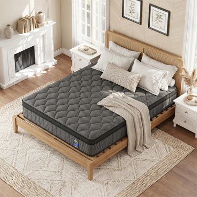 ENSHUI 14" Medium Breathable Hybrid Mattress