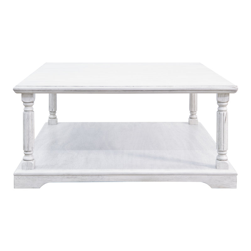 Allanton Square Coffee Table, Antique White