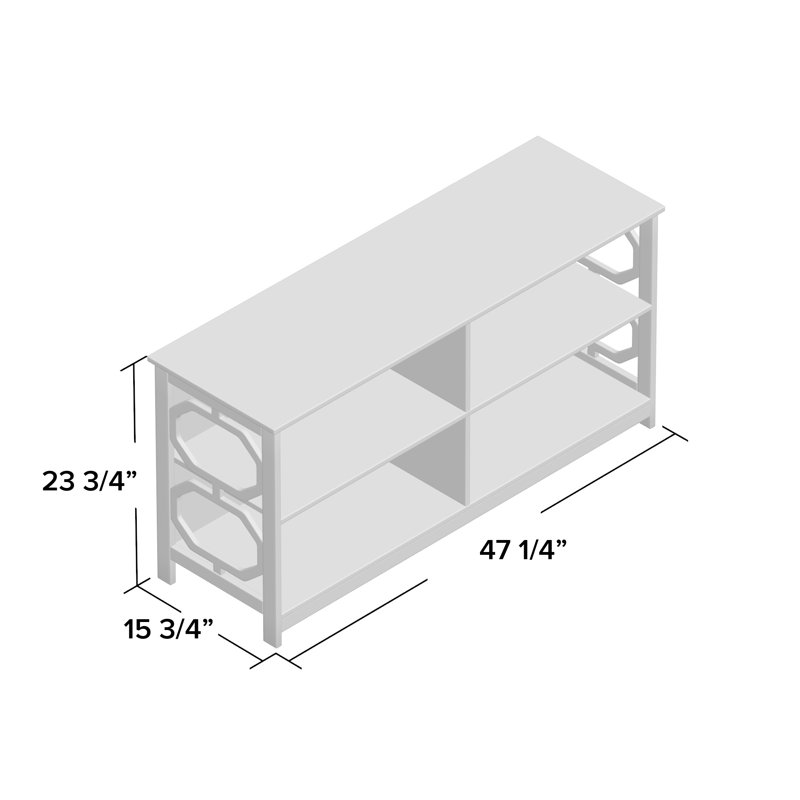 Adelajde TV Stand for TVs up to 50", White