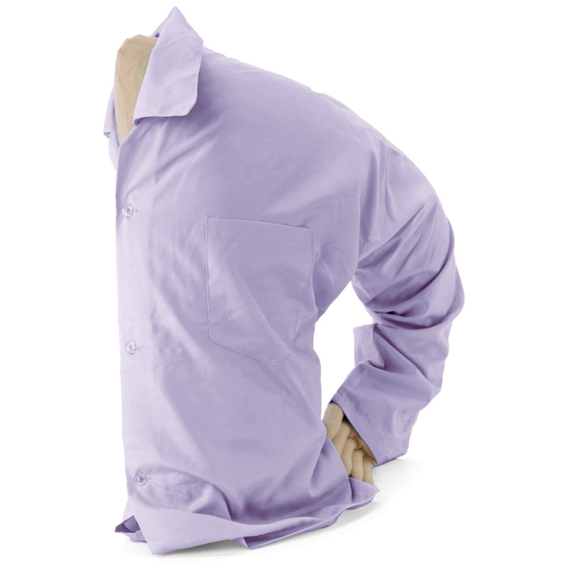 Buttons Cotton Throw Pillow, Purple