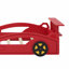 Lit de voiture de course, lit plateforme en forme de voiture avec roulettes-1954300171