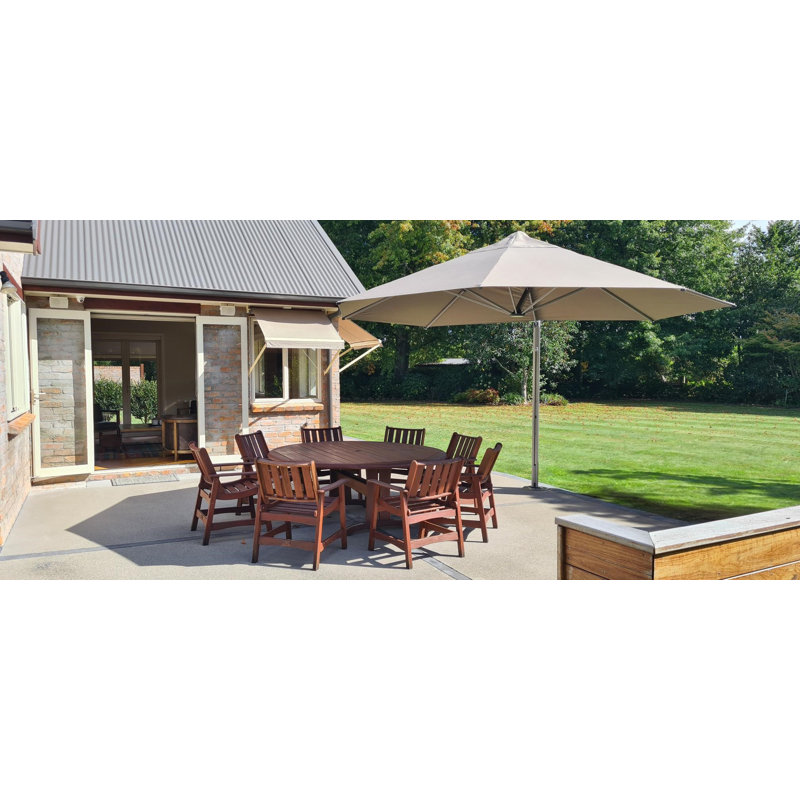 Shadowspec Serenity™ Octagon Umbrella, In Ground Anchor, 13 ft, Alpine Stone