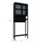 Support de rangement de toilette noir peu encombrant pour salle de bain et salle de lavage-1722614484