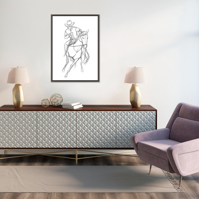 Western Dust I Print by Richard Ryder, Image Brush Gel