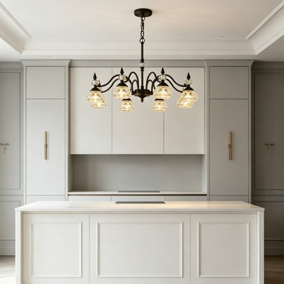Lustre en cristal de style victorien