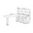 Light-walnut L-Shaped Solid Wood desks-107556330-107556332