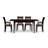 Sarah 4 - Person Solid Wood Top Four Leg Dining Set-16848869-16848871-39921300