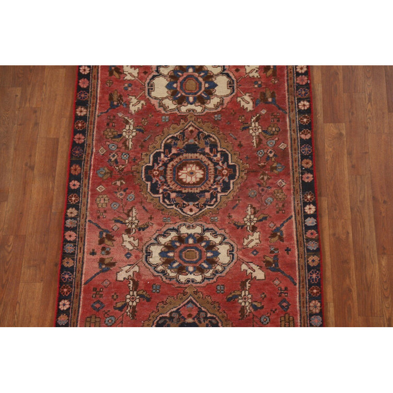 Tapis de couloir traditionnel en laine fait à la main 3 x 10