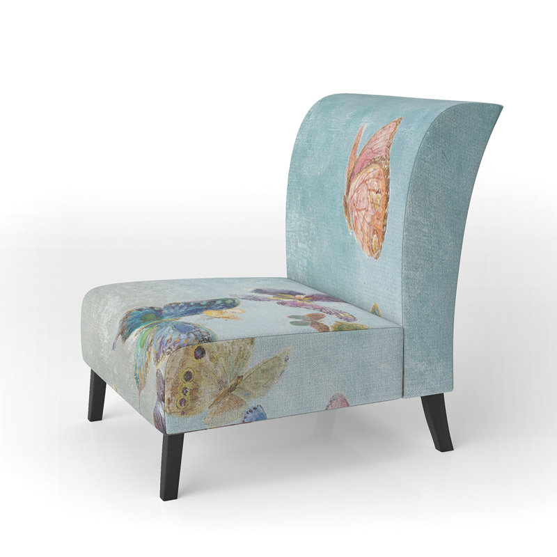 Fauteuil de chambre rembourré Butterflies Dancing I - Wildlife